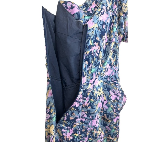 ASTR the Label - Women’s ‘Santorini’ Floral Maxi Dress Asymmetric, Purple Small - Picture 10 of 12